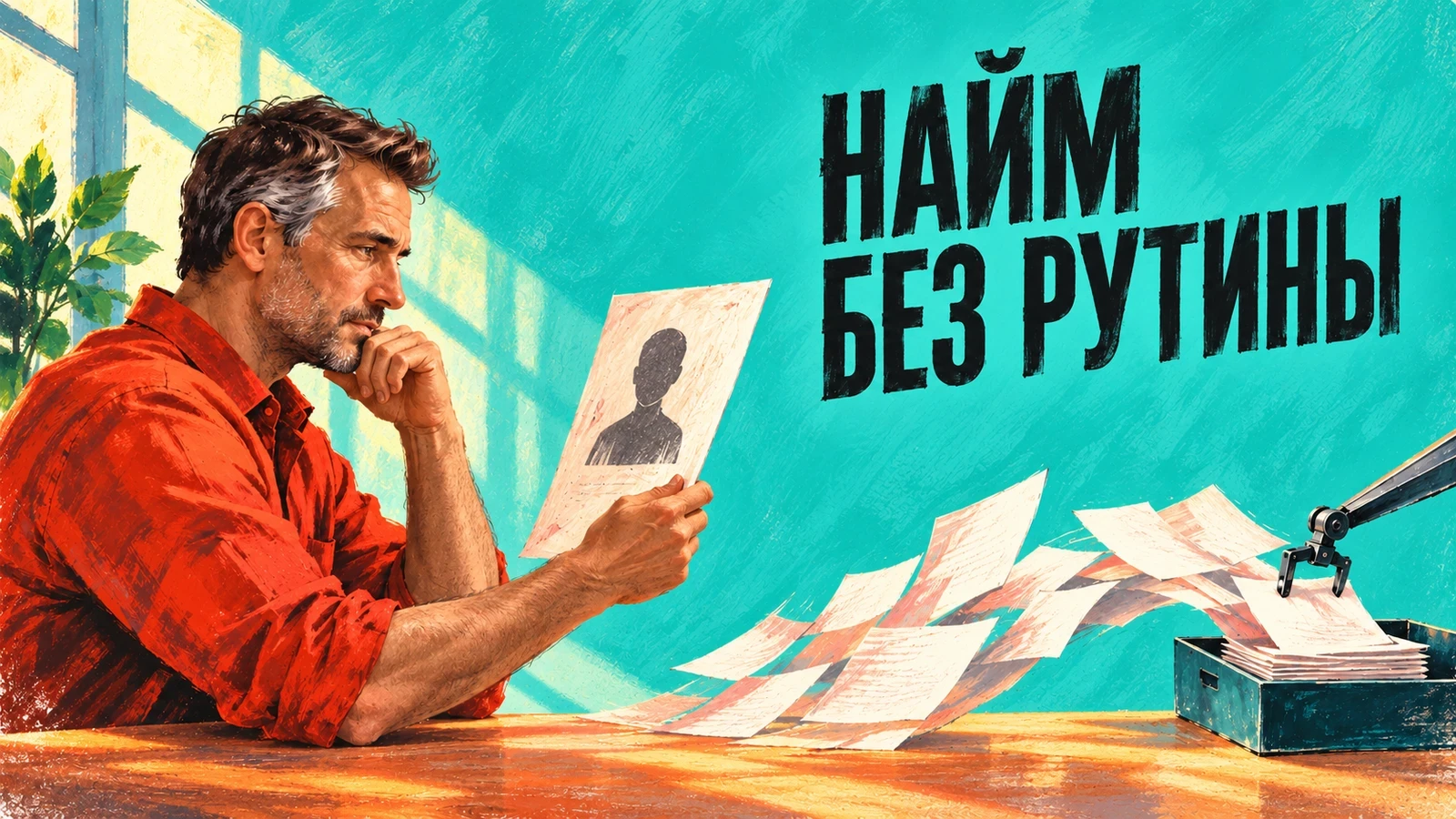 HR-специалист лично изучает кандидата, пока рутина обрабатывается отдельно: «Найм без рутины»